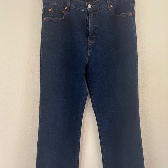 Levi’s 512 Women’s Jeans 16M Bootcut Dark Wash Perfectly Slimming Stretch Denim - Picture 1 of 10